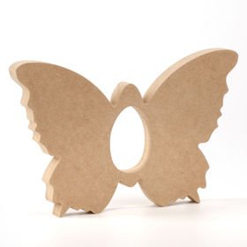 Ozdoba wielkanocna Figurka Motyl drewniany z otworem na czekoladowe jajko  16/23 cm