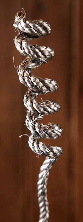 Sznurkodrut 50 cm - kolor srebrny 
