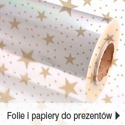 Folie i papiery do pakowania prezentów