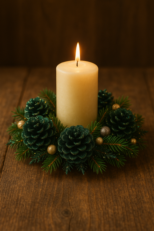 Szyszka pastelowy fiolet  12 szt./op.