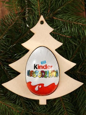 Ozdoba świąteczna drewniana Zawieszka choinkowa  świąteczna 11/12 cm