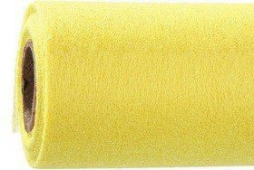 Flizelina dekoracyjna gęsta szer. 20 cm dł. 9 yd - żólta PROMOCJA