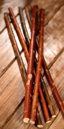 Patyki do dekoracji Wierzba prosta 40 cm wiązka 6 szt