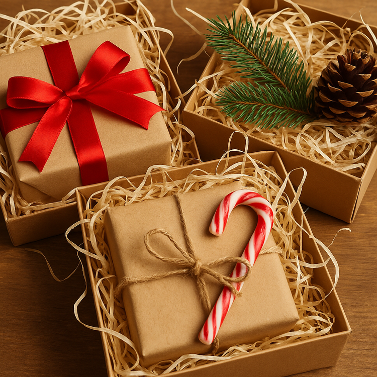 Wełna drzewna 1L + gałązka dekoracyjna 20 cm | naturalne wypełnienie prezentów | eco dekoracja GrandDeco