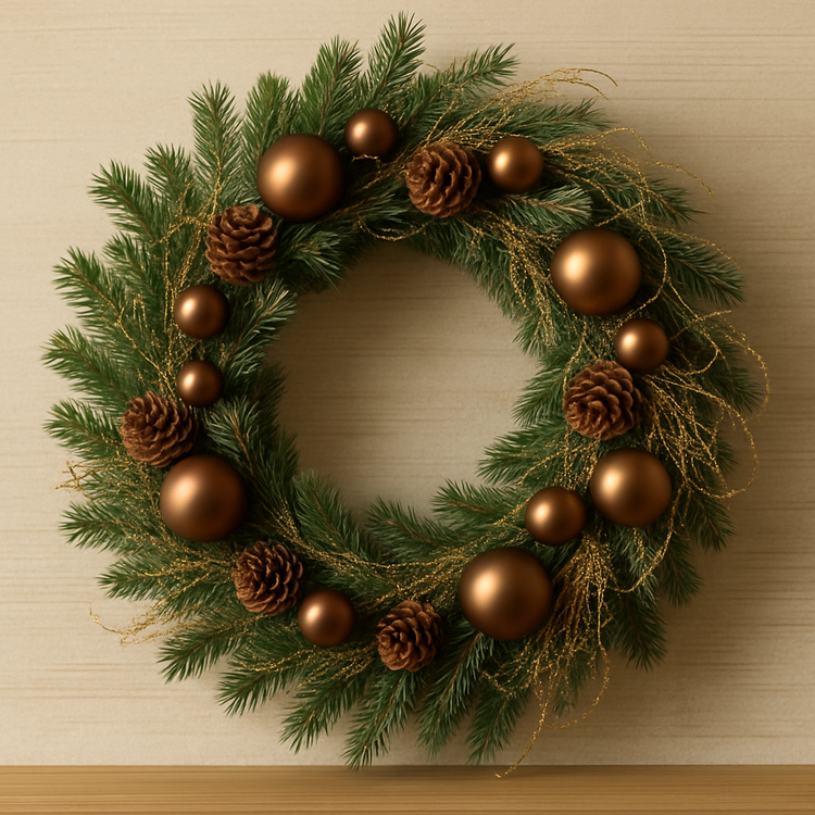 Naturalne korzonki dekoracyjne z brokatem – efekt złotej pajęczyny | Premium GrandDeco