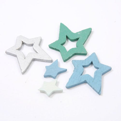 Gwiazdy 2,3,5 cm cm mix  144 /op