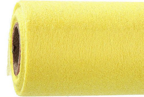 Flizelina dekoracyjna gęsta szer. 20 cm dł. 9 yd - żólta PROMOCJA