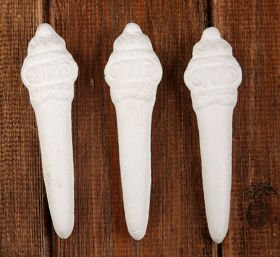 Bombki styropianowe sopel 6 szt /op 11 cm
