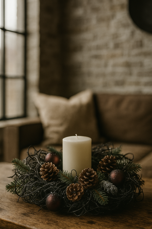 Czarne naturalne korzonki dekoracyjne z delikatnym brokatem – struktura premium 0,5 l | GrandDeco