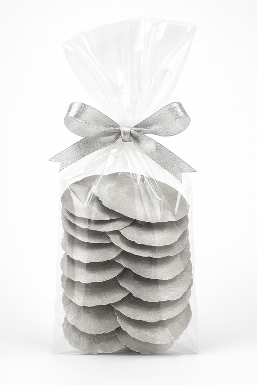 Muszle Capiz Srebrne 12 szt. 7–12 cm GrandDeco