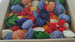 Kwiaty Shola 240 szt  Mix 10 kolorów | Dekoracyjne pudełko 20x20x10 cm 