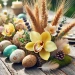 Storczyki sztuczne żółte – główki 12 cm (4 szt.) do dekoracji, florystyki i stroików