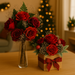 Świąteczny Zestaw Prezentowy – Bukiet Róż + Flowerbox Red Elegance | Idealny Upominek na Boże Narodzenie