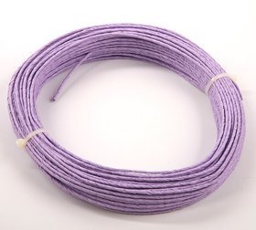 Drut florystyczny w papierze 12m  fiolet