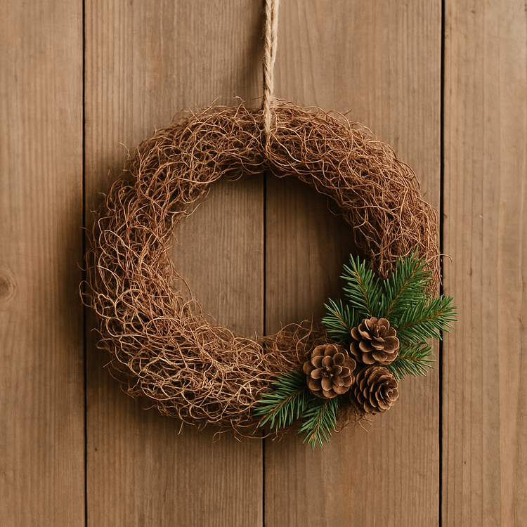 Naturalne suszone korzonki dekoracyjne 0,5 l – mix brąz + biel, ozdoby świąteczne, wianek, stroik, GrandDeco