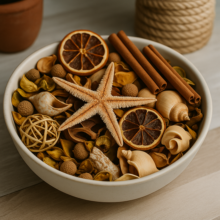 Morska Miska Dekoracyjna z Muszlami i Anyżem