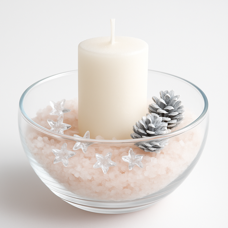 Kryształy soli i gwiazdki dekoracyjne – pomysły i porady aranżacyjne