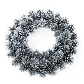 Wianek z szyszek z perełkami, Glamour