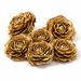 Róże z szyszek cedru – 6 sztuk | Rustykalne ozdoby naturalne GrandDeco