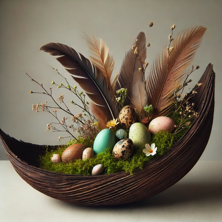  Łuska kokosowa, łódeczka 15-20 cm