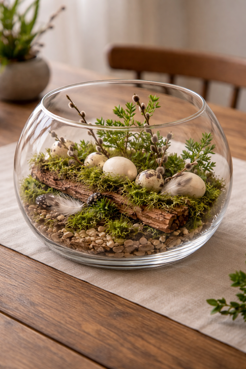 Kora dekoracyjna z mchem 6–8 szt. / 1 litr – kolekcja GrandDeco