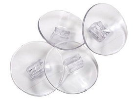 Przyssawki silikonowe, gumowe duże ok. 5 cm (4 szt./op.)