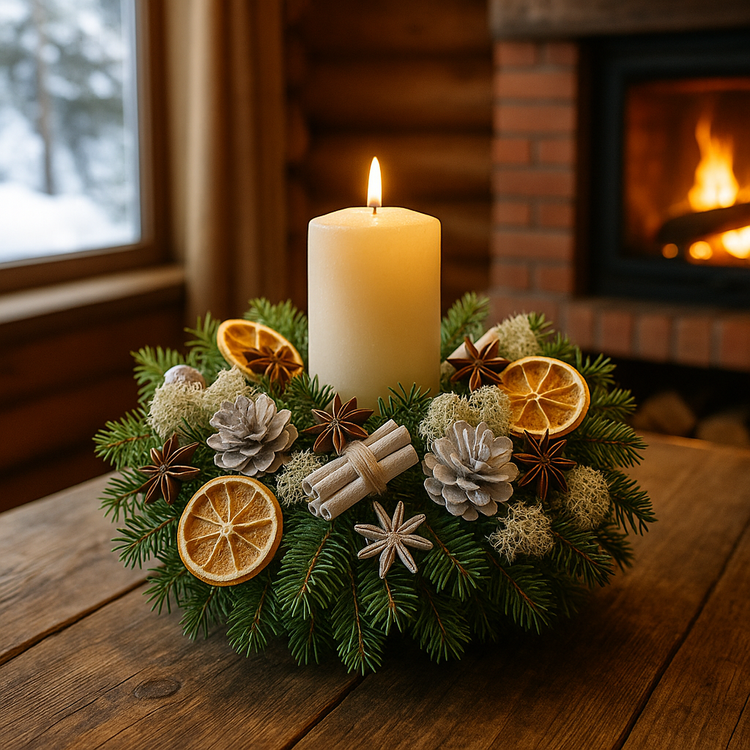 Cynamon dekoracyjny bielony 3 cm – 24 sztuki