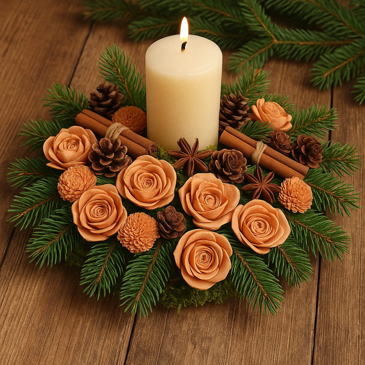 Brzoskwiniowe kwiaty shola – ciepło natury w Twoich dekoracjach