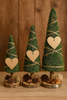 ZAWIESZKI ŚWIĄTECZNE – SERCA 6, 8, 10 cm