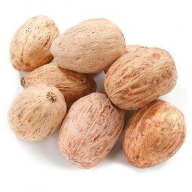 Naturalne orzechy Amra dekoracyjne – zestaw 12 sztuk